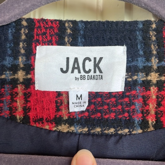 Jack by BB DAKOTA plaid jacket - size medium - Picture 9 of 10